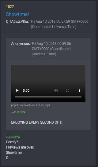 Mondays 2 year delta. So if the tweet is on Friday this will be one hell of a preview weekend!Previews are over.Showtime! Q