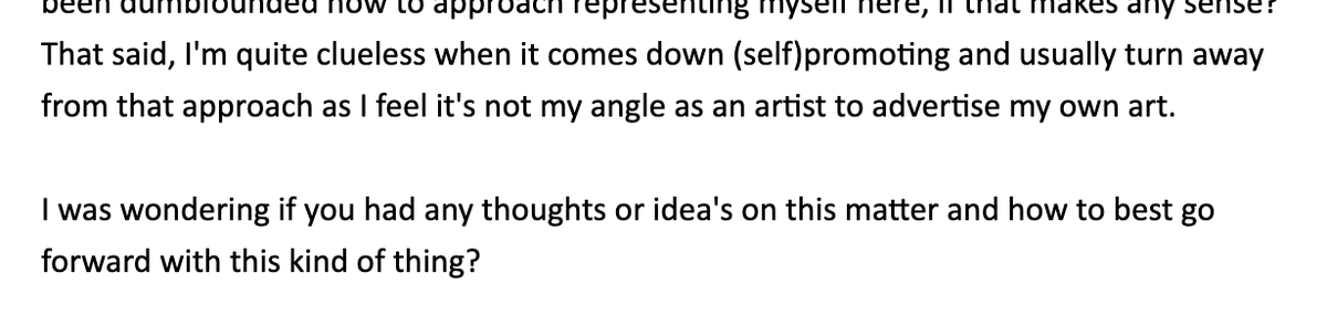 I get asked for this kind of advice - how to "do music" in Australia - now I 100% do not have the answers but I always try and share my experience / whatever insight I canI always reply (though sometimes it takes a while) because I wish I'd heard these things when I started 1/x