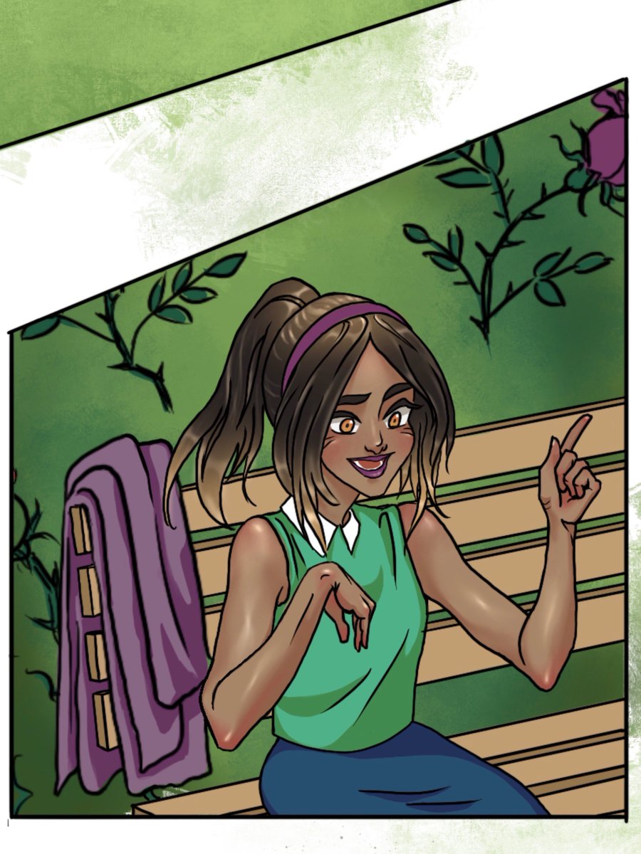 kuhmeee's tweet image. Can you spot all the tricks I used to make this panel really POP? Swipe for before and after!
.
.
.
.
#howtocolor #spotthedifference #webtooncanvas #webtooncomic  #comiccoloring #procreateartists #procreateappart #digitalartistsontwitter #womeninarts #illustratorsontwitter