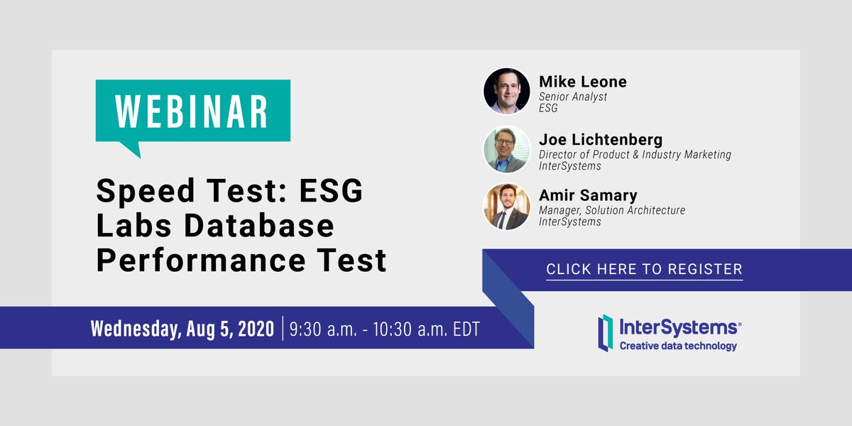 InterSystemsAU's tweet photo. During simultaneous ingestion and querying, 
@esg_global confirmed #InterSystemsIRIS ingests 5.6x
more records than traditional #databases. In case you missed the webinar, view this on-demand, to discover more about the findings: https://t.co/d60h1kJmSi https://t.co/k389aoz2Bf