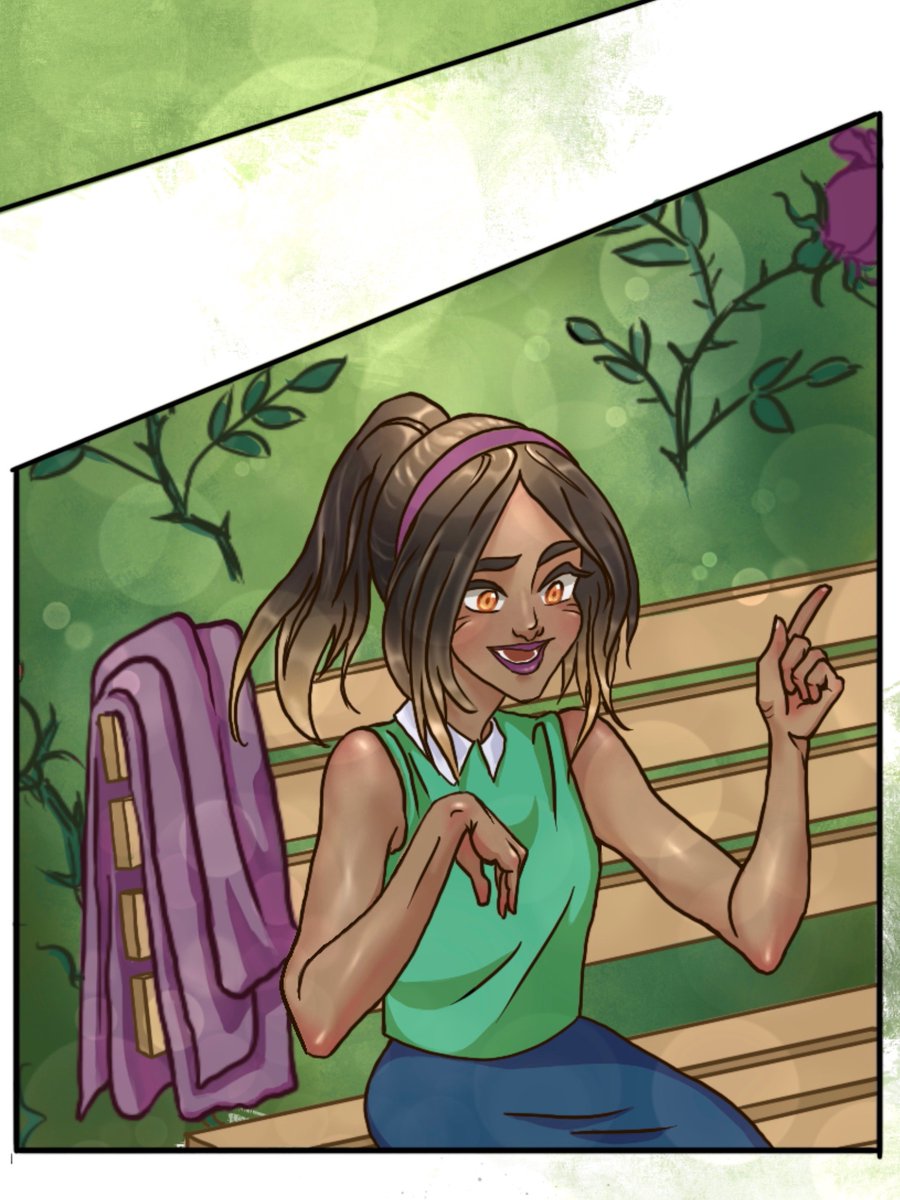 kuhmeee's tweet image. Can you spot all the tricks I used to make this panel really POP? Swipe for before and after!
.
.
.
.
#howtocolor #spotthedifference #webtooncanvas #webtooncomic  #comiccoloring #procreateartists #procreateappart #digitalartistsontwitter #womeninarts #illustratorsontwitter
