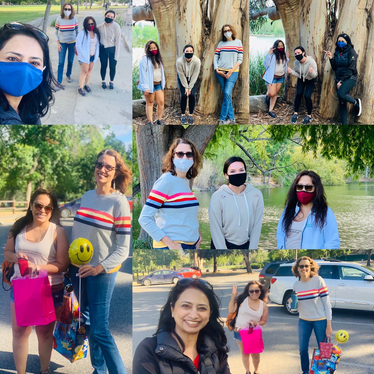 VarshaKanwar's tweet image. “Happiness is ... the small moments, that matter most!” Social distancing walk and #Ciscoversary celebrations for our resident #CiscoCX Engineering &amp;amp; Product Incubation CFO 🤩 (Chief Fun Officer) @RebeccaOles. We are so lucky to have you at #Cisco. #WeAreCisco #LoveWhereYouWork