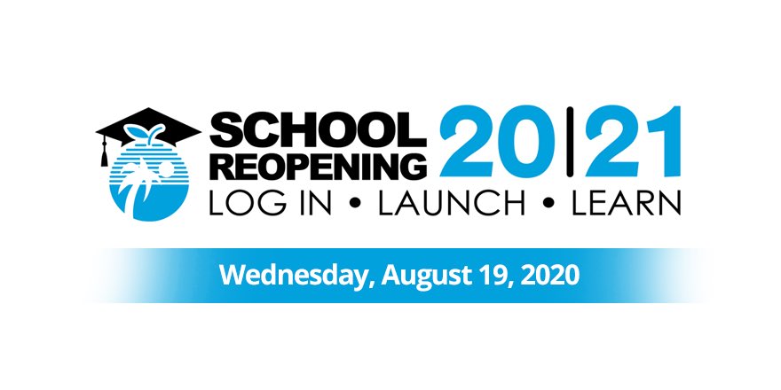 Wed., Aug 19, is the first day of school. As we prepare to begin the new school year through eLearning, we invite you to our Parent University: Getting Ready for School and eLearning webinar sessions, August 12-17. For live and recorded sessions, visit bit.ly/3id2Jmj.