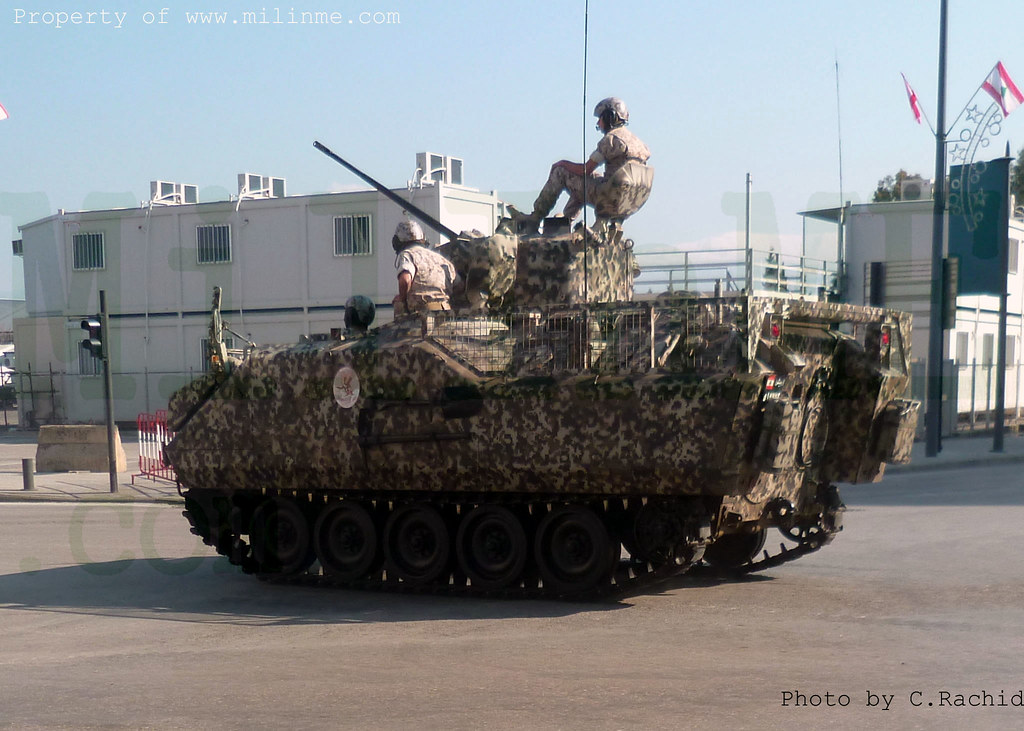 They also had AIFV-B-C25 infantry fighting vehicles, which the US had donated to Lebanon.