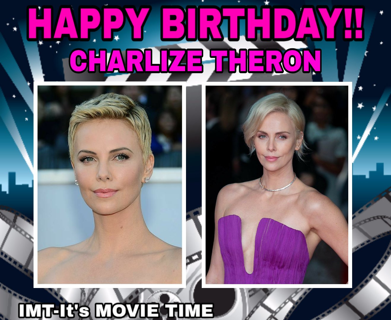 Happy Birthday to the Beautiful Charlize Theron! She is celebrating 45 years. 