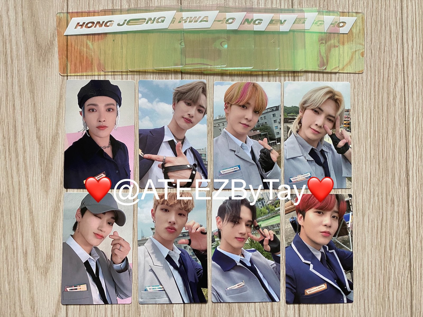 アイドルグッズ ATEEZ - ATEEZ HONGJOONG yes24 name tag ATEEZ Hong Joong - Hbd Kit Smart Tok Set Official MD – Kpop Omo