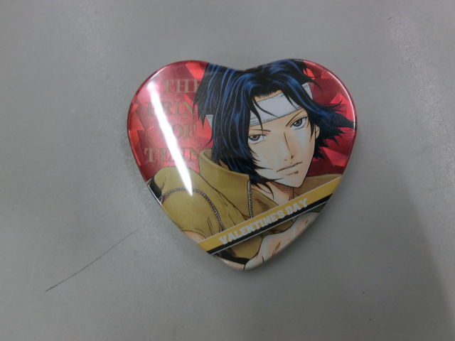 テニスの王子様 バレンタイン ハート 缶バッジ 幸村 跡部 白石 セット