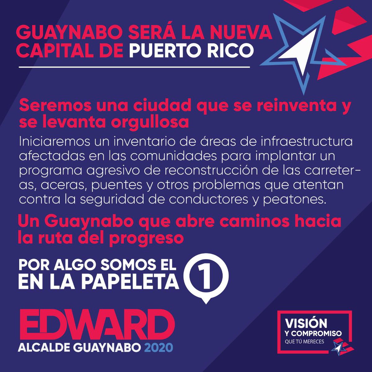 EdwardONeill51's tweet photo. Es inaceptable que a tres años del paso del huracán María aún haya efectos de su devastación. 
Merecemos un Guaynabo que se reinvente y abra caminos hacia la ruta del progreso.

#GuaynaboEsPrioridad https://t.co/CQEXdfVA9e