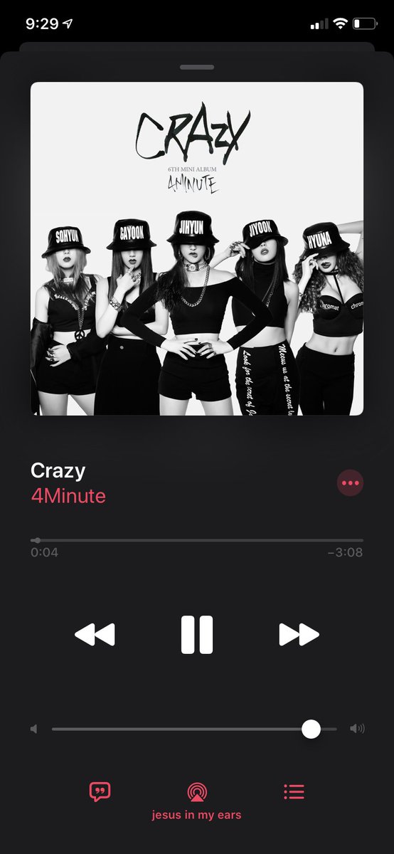 10) Out of the 4, which is your least favorite 4MINUTE song?