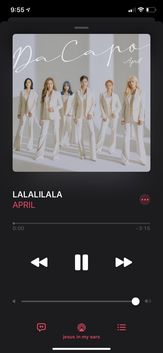 11) Out of the 4, which is your least favorite APRIL song?