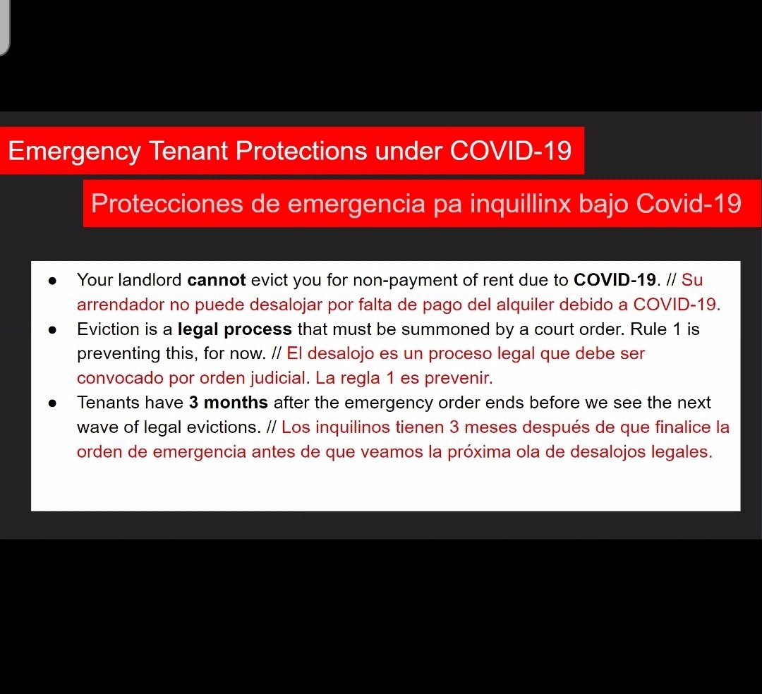 Your landlord CANNOT evict you for nonpayment of rent due to  #COVID19  @CanogaTenants  #CancelRent