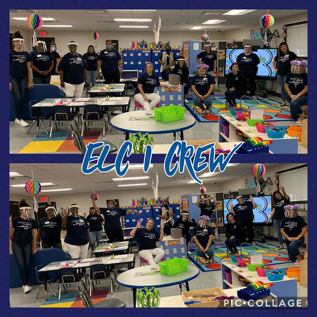 MsValerieB's tweet photo. I am so happy to be part of this AMAZING team!! We've had a great PD week and I feel ready to make this school year as safe and rewarding as possible for my littles #ELC1 #CFISD #PDWeek https://t.co/Xr2apsH1ZF