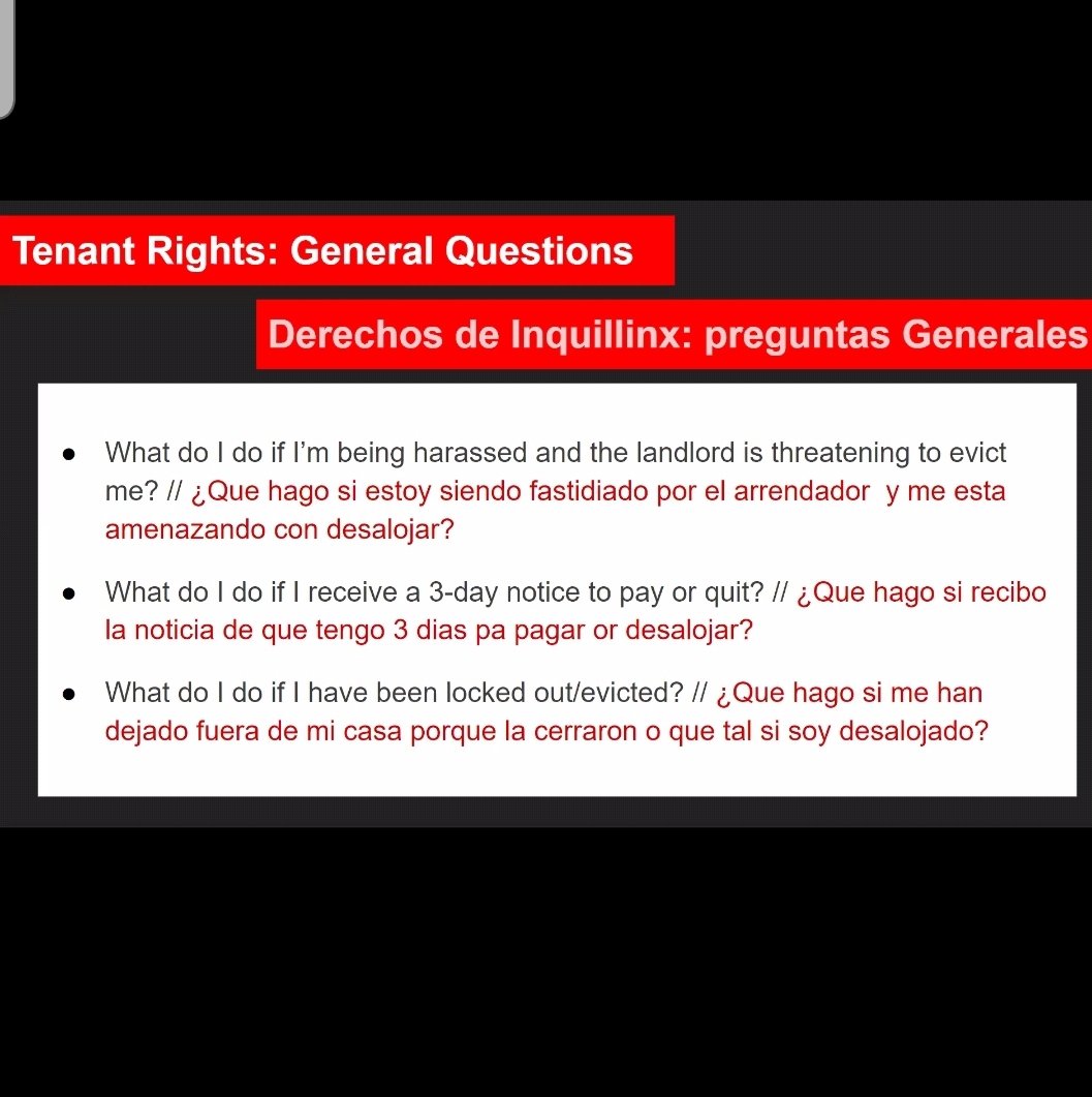 Sad common questions from tenants about landlord harassment  @CanogaTenants  #CancelRent  #FoodNotRent