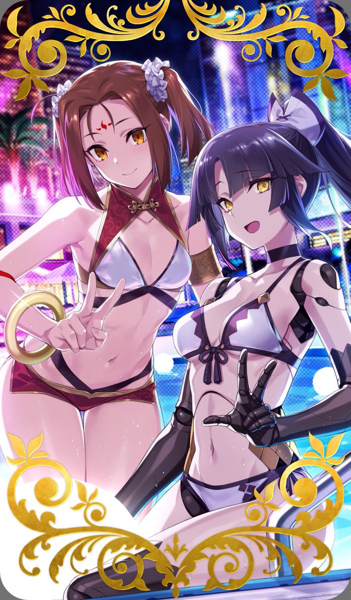 A Game Watch article covers the production of craft essences in F/GO using Saitou Hiroki's "Midsummer Memories."
Choosing characters, situation, & illustrator take 1-2 weeks. Illustration takes 1.5 months. Type-Moon sometimes supervises the flavor text.
https://t.co/9liM6wSdmV