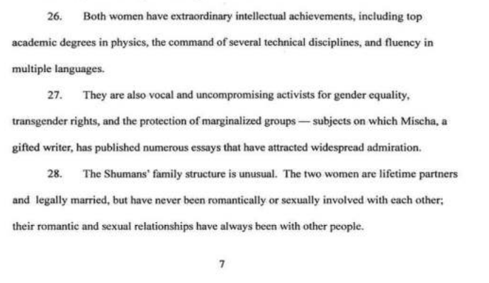 7. The Shumans and their lovers/marks aren't even representative of how most queer and/or poly people live. They should not be taken as representative of any group that they claim membership of and that they claim to be “uncompromising activists” on behalf of.