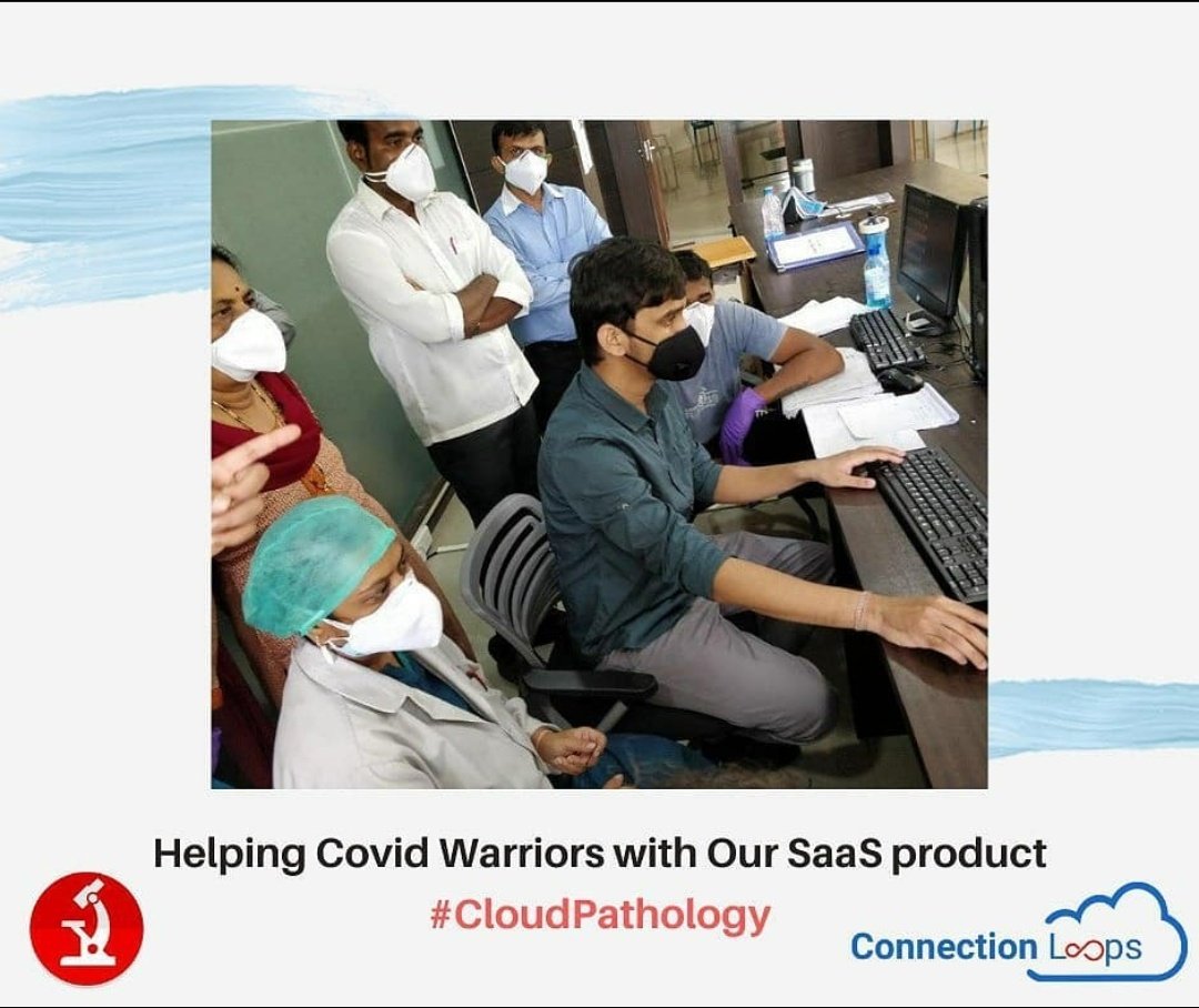 CloudPathology's tweet photo. @CloudPathology is helping COVID warriors with its cutting edge technology to streamline and automate the workflows. With ICMR integration, it reduces human efforts and eliminates errors. #COVID19 #CovidWarriors https://t.co/8beQff5JCV