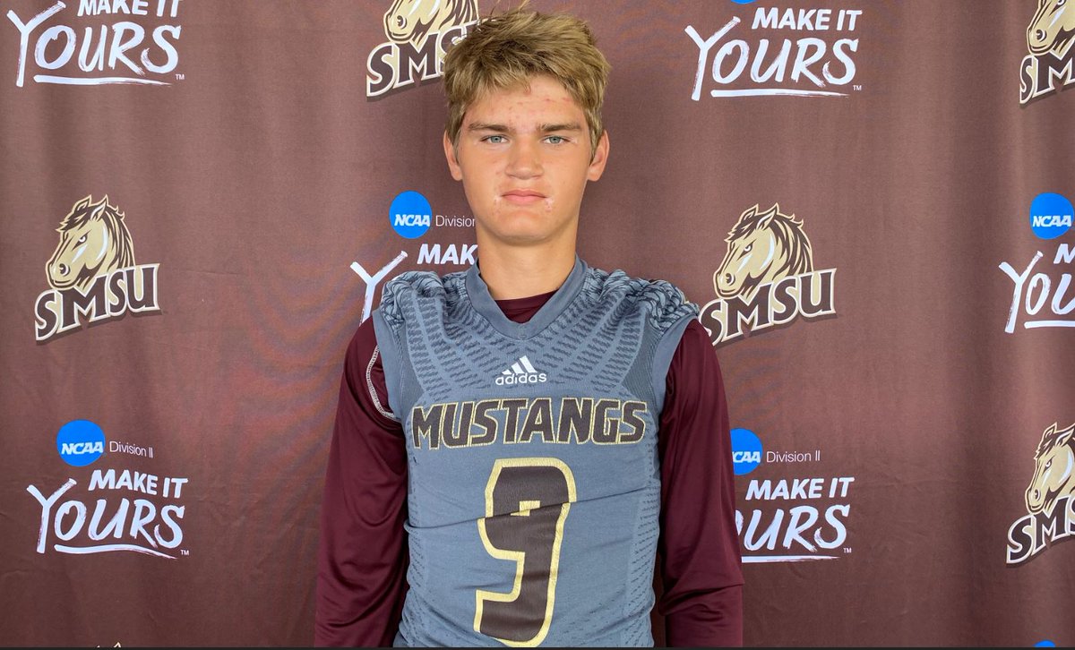 CalebJKasa's tweet image. Had a great time checking out @SMSUfootball! Thanks for the great QB workout @CoachCorySauter 🏈🏈🏈