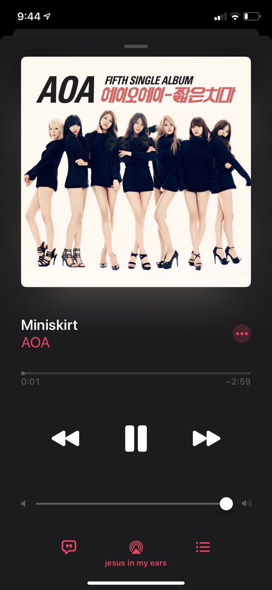 30) Out of the 4, which is your least favorite AOA song?