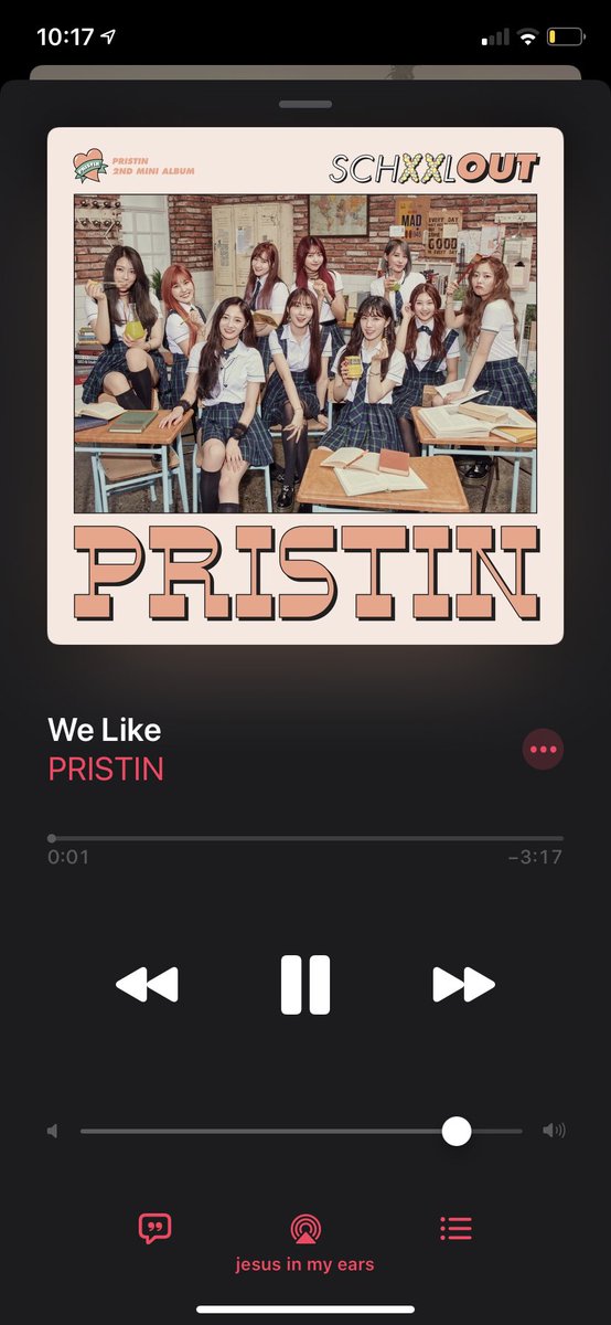 41) Out of the 4, which is your least favorite PRISTIN/HINAPIA song?