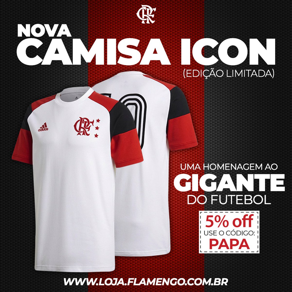 camisa flamengo adidas icon