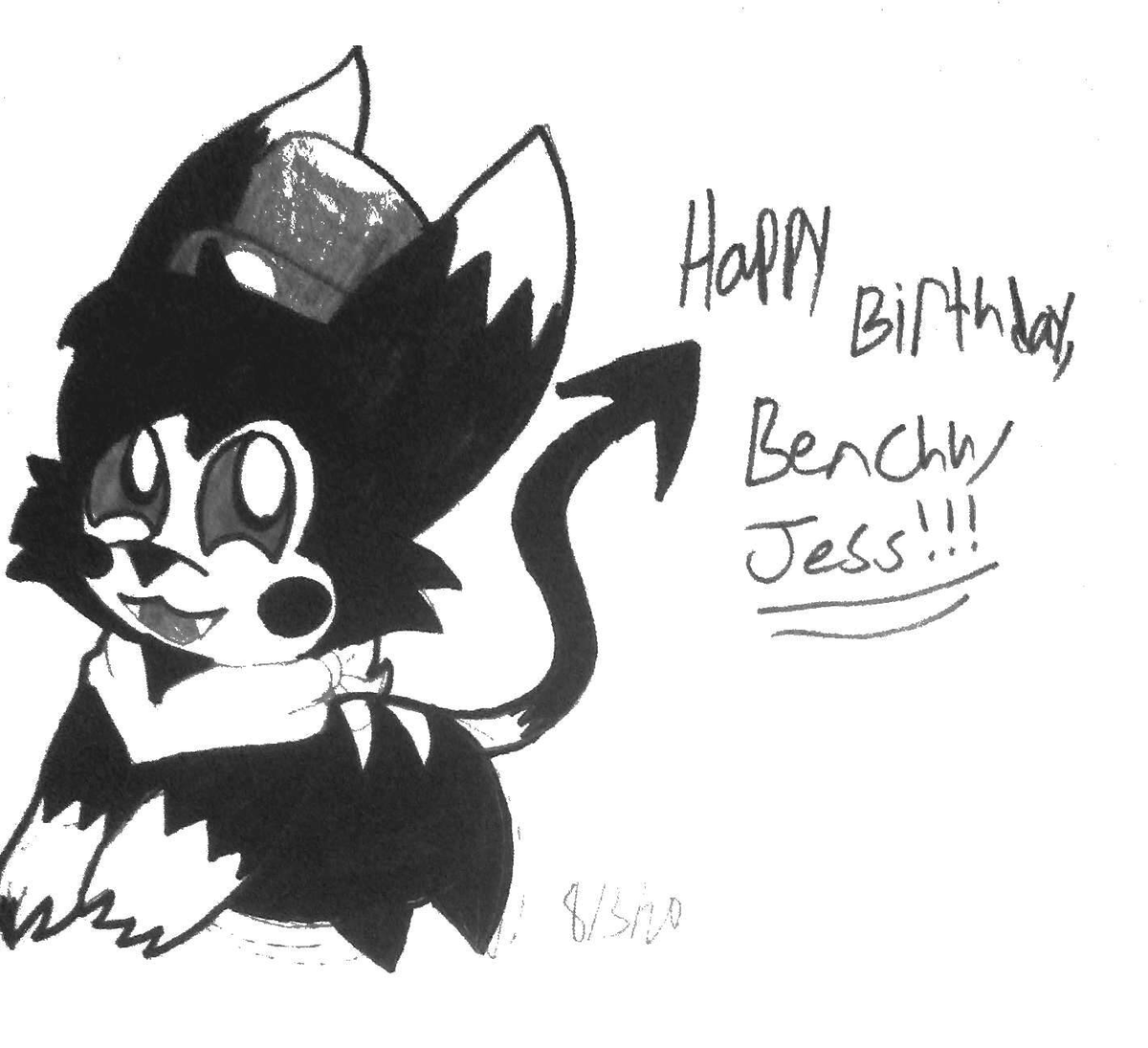 KadiWright3's tweet photo. Happy Birthday, @JessNicoleherr1!~ ^^
#Happy #birthday #gift #present #traditionalart #benchu https://t.co/9ib2E9NViK