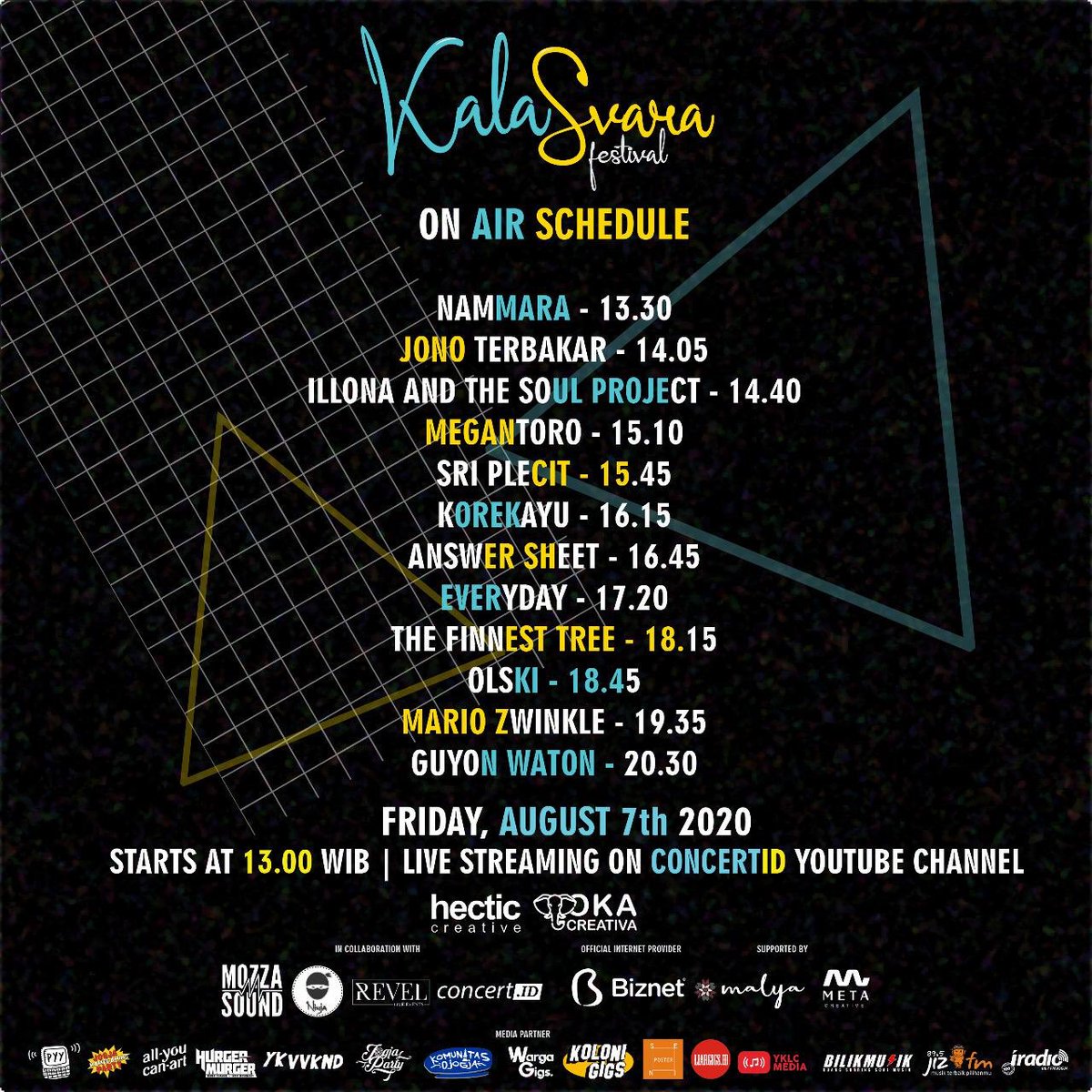 Karena di masa pandemi jadi kita ga ada team VIP, festival, dll ya fren. Kota onlenan dulu :(

Yuk duduk manis di depan leptop kalyaan. Akan ada banyaak bet performersnya <a href="/jonoterbakar/">Jono Terbakar</a> <a href="/olskitty/">olski.</a> <a href="/TheEverydayBand/">theEVERYDAYband</a> <a href="/theFinestTree/">the Finest Tree</a> <a href="/sriplecit/">sriplecit</a> etc