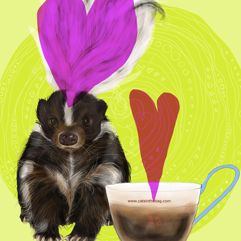 catsinthebagpur's tweet photo. Stop and smell the coffee!
What my #coffee says to me August 6 #skunks #skunklovers #makeastink #smellthecoffee #life #love #positive #coffeelovers #illustrator #storyteller #thursdaythoughts #mentalhealth https://t.co/gYx8HO3lFI