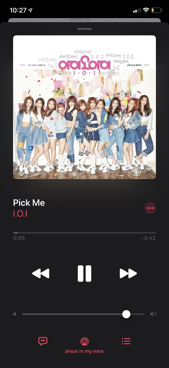 58) Out of the 4, which is your least favorite IOI song?