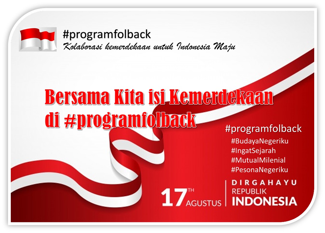 🇮🇩 OPEN PROMO SERENTAK 🇮🇩
Bersama
#BudayaNegeriku
#IngatSejarah
#PesonaNegeriku
#MutualMilenial 

Cc
<a href="/TheArieAir/">Arie Dirgantara</a>
@tjhinfar21
<a href="/wiwikherma/">Wiwik Hermawati</a>
<a href="/plshn1/">Putra Nusantara</a>
@arjuna_nggombal
<a href="/denni_loyz/">DENNI LOYZ</a>
<a href="/LILApama2011/">E L I S Y A</a> 

Follow 👉🏻 <a href="/FawaidJ/">faid</a> 

🔃 + ❤
Reply : Bersama Kita Isi Kemerdekaan di #programfolback