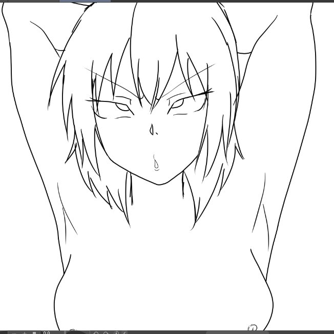 今日の落書きは中々シコく出来そう 