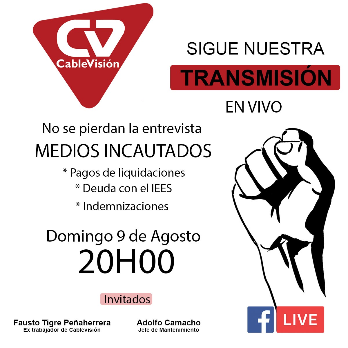 Extrabajadores de Cablevisión (CablevisionDe) Twitter