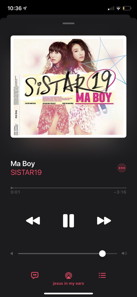 64) Out of the 2, which is your least favorite SISTAR19 song?