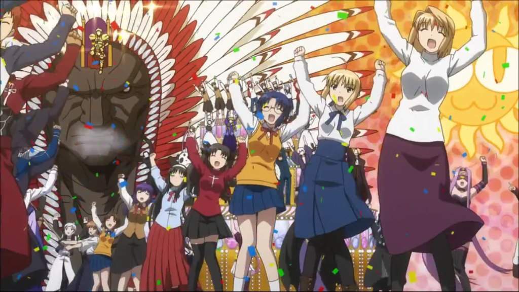 One Offs 4. Carnival PhantomNow this isn't really a "Fate" work more so Tsukihime(another Type Moon Franchise), but it does contain characters from Fate within it as a Parody anime to both series so it counts technically speaking.Eps. 12