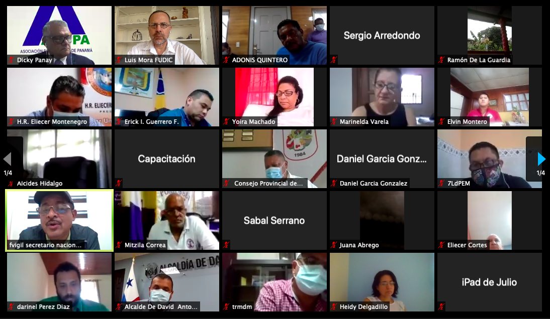 En representación de FUDIC -Fundación para el Desarrollo Integral de la Comunidad- participando en el día de las Municipalidades, en Webinar organizado por <a href="/AmupaOficial/">Asociación de Municipios de Panamá</a> sobre “Reinvención de los Gobiernos Locales en Panamá”. <a href="/libelula_group/">Libelula Group</a> <a href="/PanayDicky/">Dicky Panay</a> <a href="/presidenciapma/">Presidencia de la República de Panamá</a>