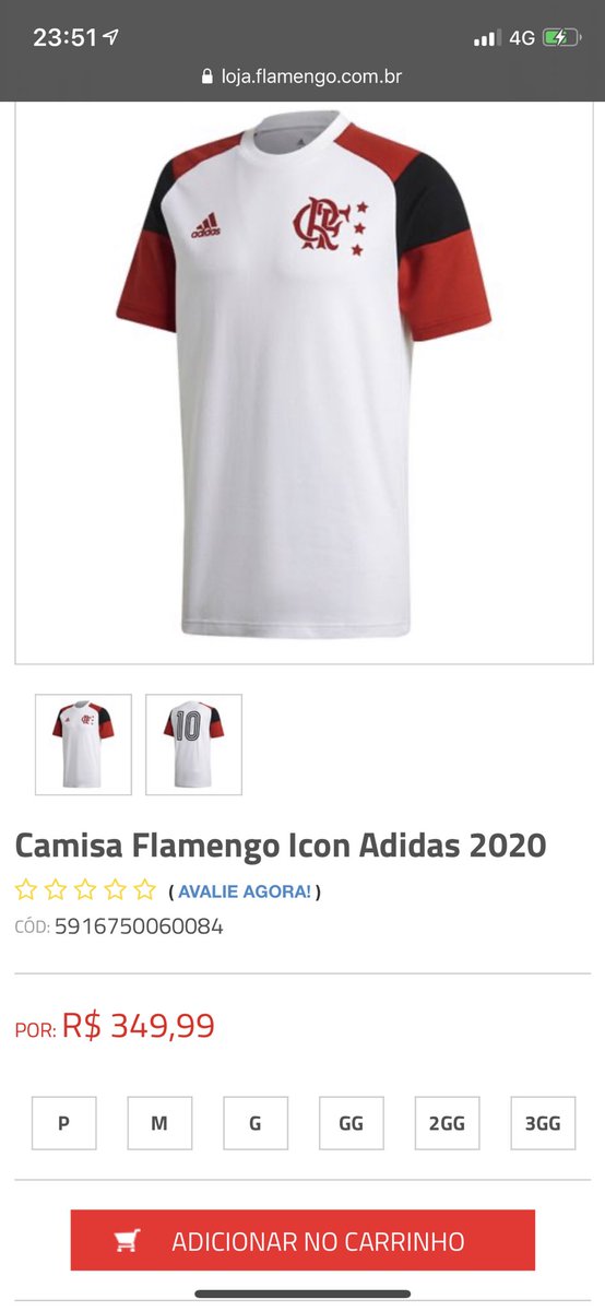 camisa flamengo 2gg