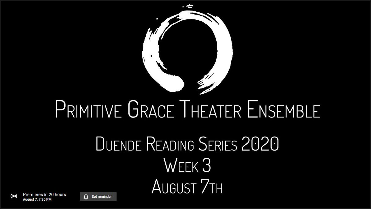primitivegrace's tweet photo. Our last show premiers tonight at 7:30pm! Click on the link below to join us tonight! Let the countdown begin!!

🎇🥳🎆
#theater #primitivegraceensemble

https://t.co/bQqYOpLAhp https://t.co/Ew5QBs0joB