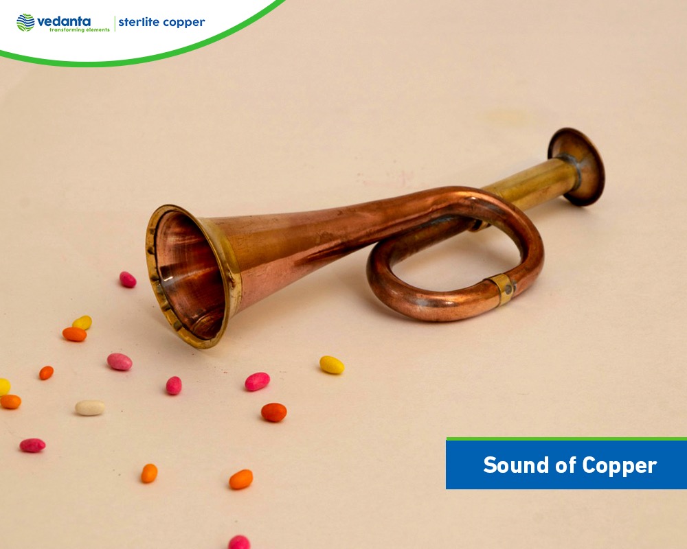 sterlite_copper's tweet photo. The right instrument is critical for a musician to be able to weave magic. Copper-based instruments enhance the musical range, making them easier to play. 

#musicwithcopper #copperaroundyou #sterlitecopper https://t.co/tGECmAzp3n