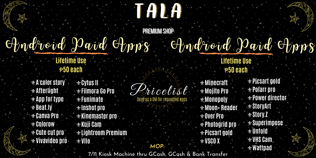 PremiumsTala's tweet photo. ✨ ANDROID PAID APPS ✨ https://t.co/XRmap2Cseg