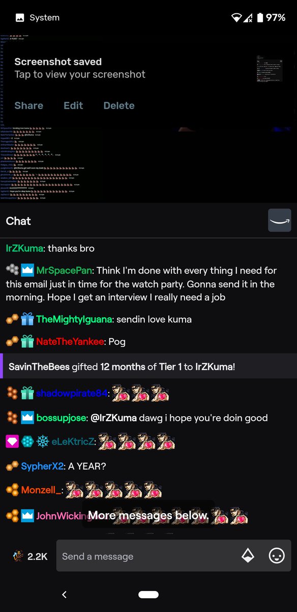OllieTheKuma's tweet photo. @SavinTheBees you have the best community out there. Way to give me a pick me up just when I needed it https://t.co/789JJLzn6L