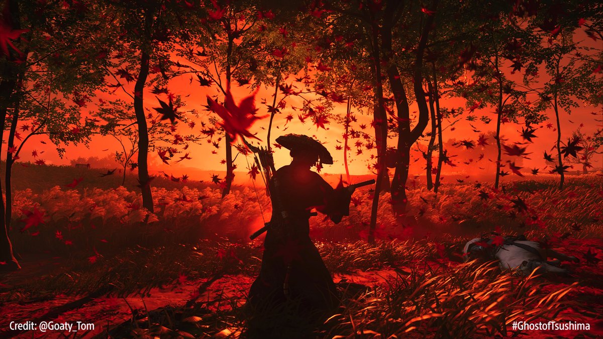 We've been inundated with the most amazing entries in our  #GhostofTsushima   photo mode comp! Here are some that have blown us away 
