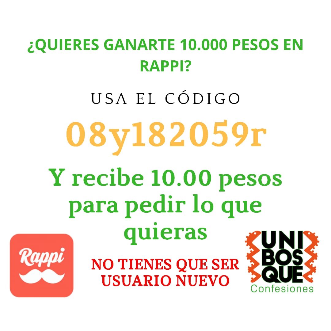 Arbolitos, ¡LES TRAEMOS MÁS!... ahora pueden usar también el código 0ja12198357r en rappi, aprovechen todo lo que podemos hacer para que sus vidas sean más felices 😋😊