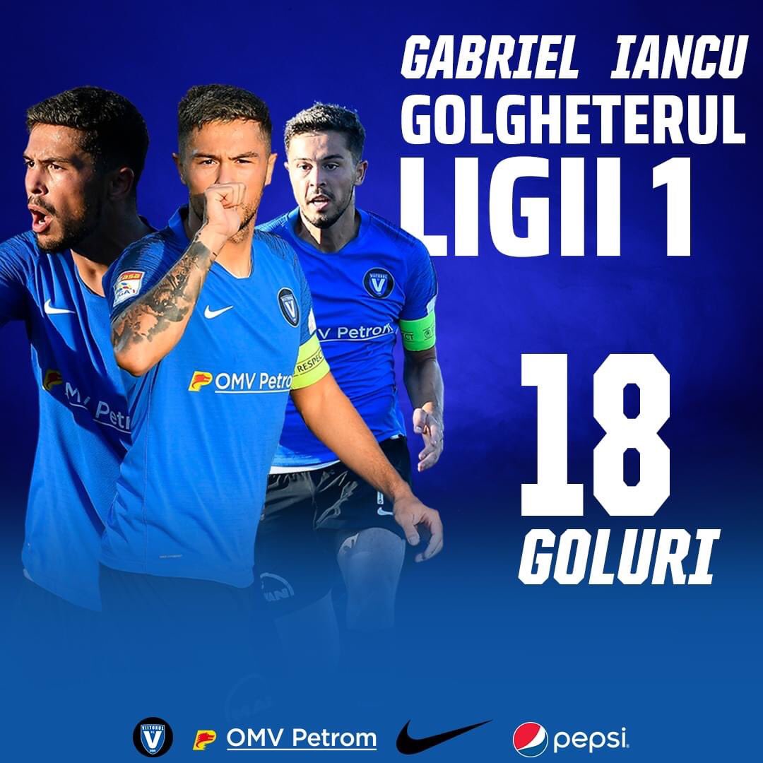 🔝 Gabi Iancu is Liga 1’s top scorer this 2019 - 2020 season! 

Congrats, Captain! 

#CampioniiCreeazaCampioni #championscreatechampions #liga1 #topscorer