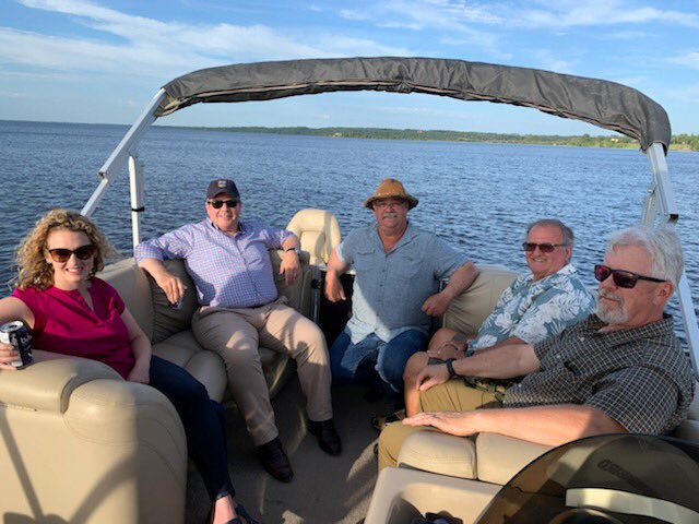 Thank you Premier Kenney thank MLA Laila Goodridge for taking a boat trip around Lac La Biche.