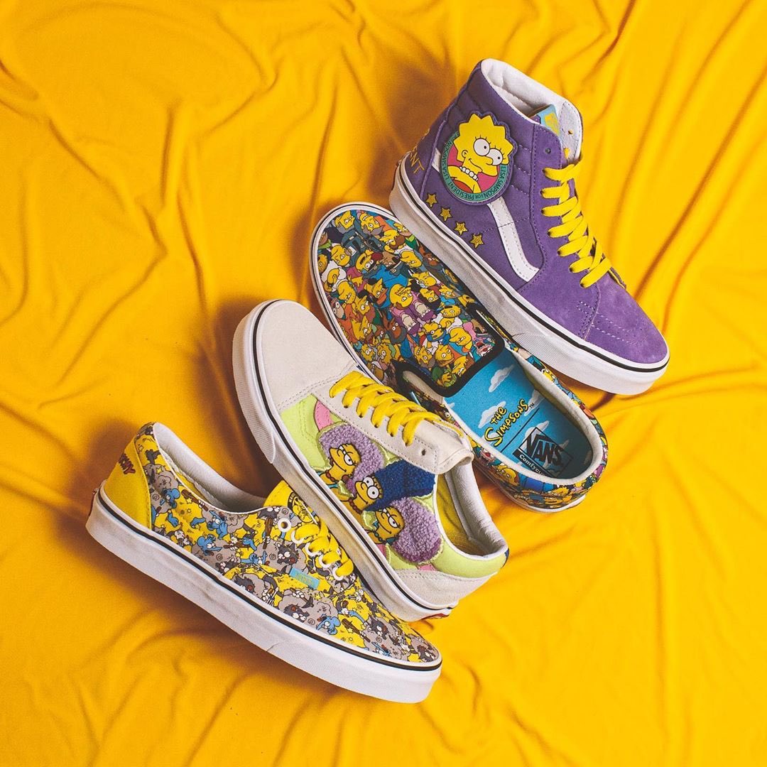 simpsons x vans 2020