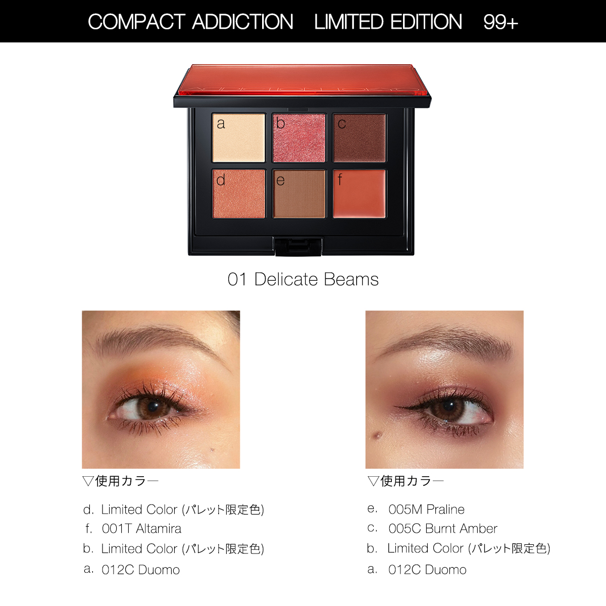 ADDICTION コンパクトアディクション　001 ８色アイシャドウパレット ADDICTION コンパクトアディクション001 8色アイシャドウパレット