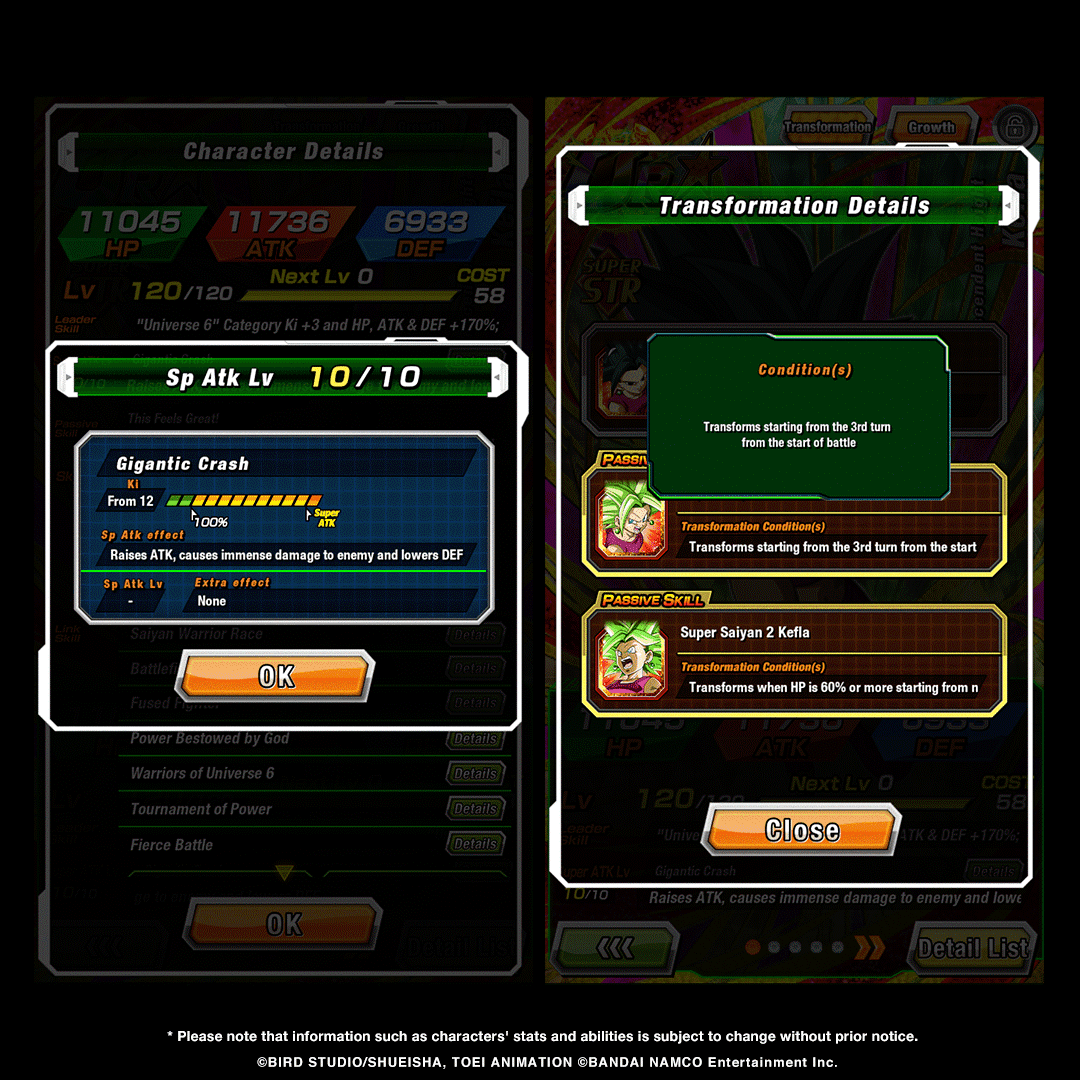 1/3 First-hand information on UR [Transcendent Height] Kefla's stats!