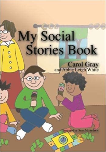 5.2. There are lots of social story templates onlineBUTMany online templates are written to control behaviour or they use inappropriate emotional language e.g. “If you do X then you will make people happy”SALT can help with Social Story language & you can buy the book (pic)