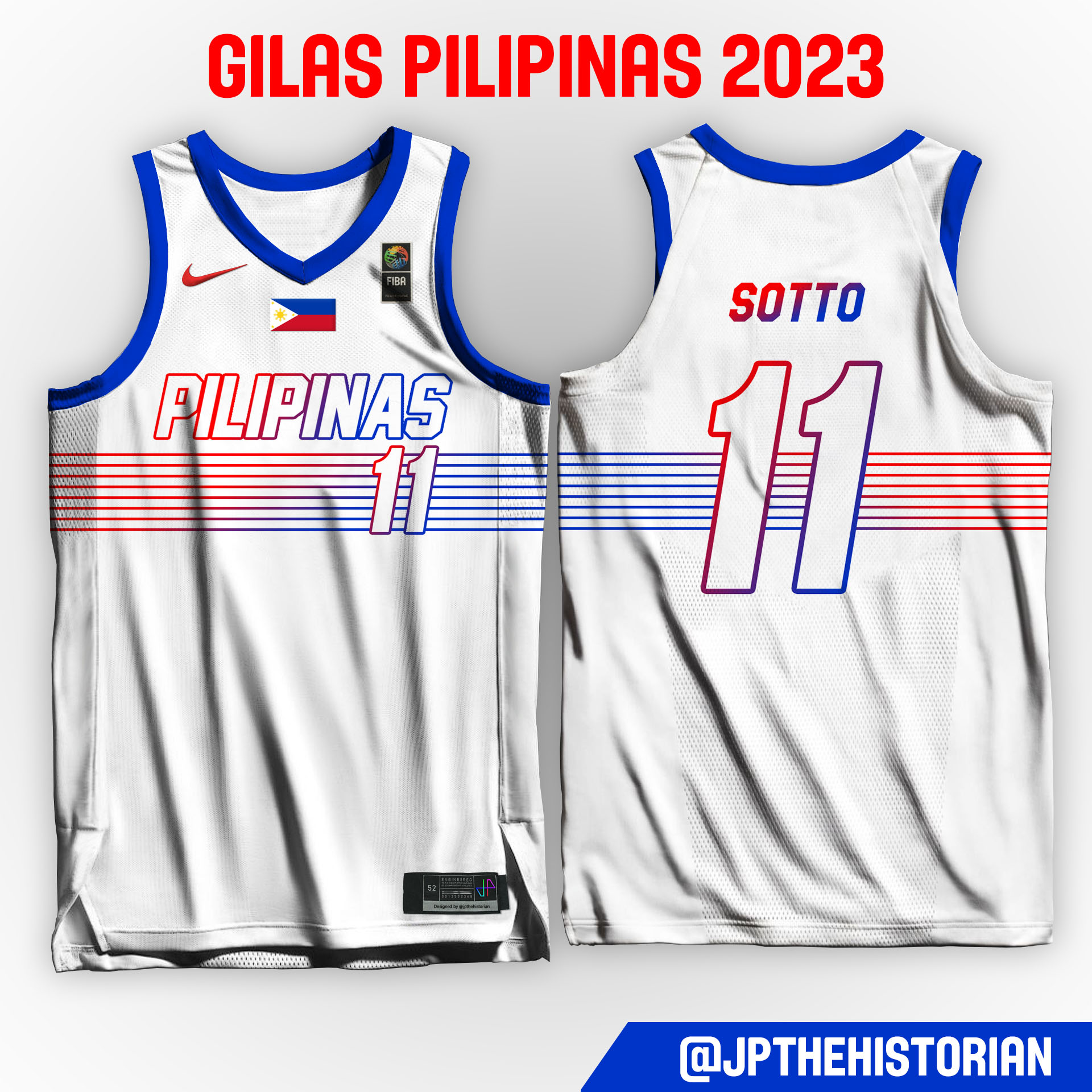 Gilas pilipinas hotsell jersey design