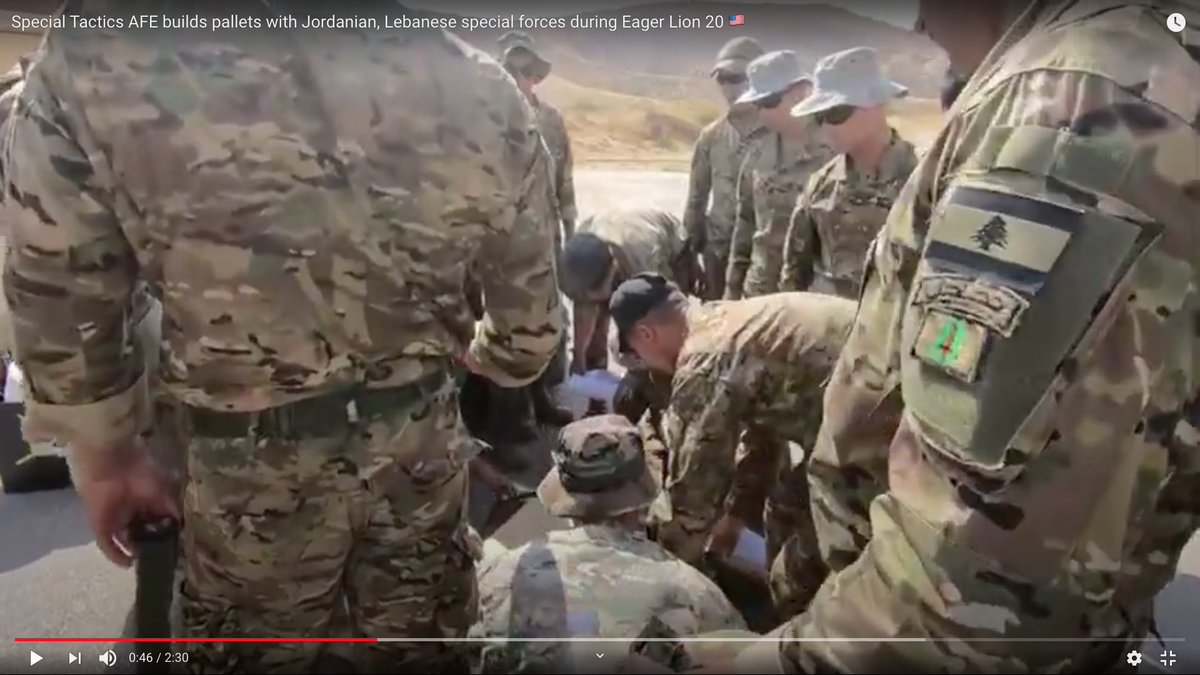 In 2016, the Lebanese suddenly switched to what's called "multicam." No explanation was given, but the armed forces made it a point to familiarize the public with the new pattern.These are Lebanese Special Forces being trained by Americans in Exercise Eager Lion 20.