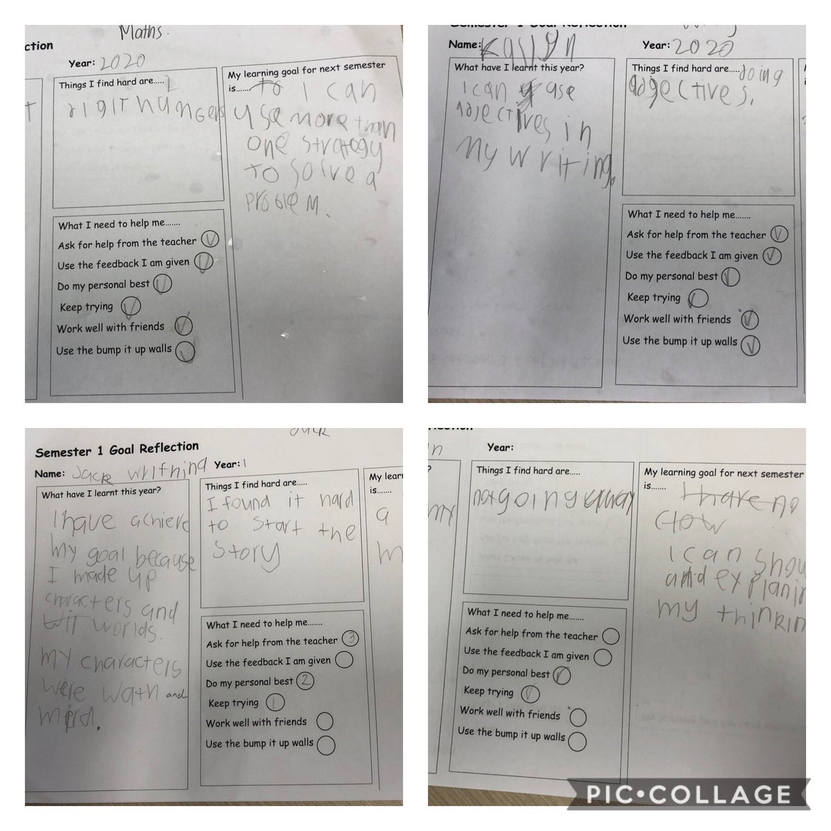 PublicTarro's tweet image. Semester 1 goal reflections completed K-6. Even though we had the challenge of remote learning, students still worked hard on achieving their goals. Ready for Semester 2 goal setting meetings in week 5. #learningpartnership #kickinggoals #whereamIat?